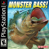 Monster Bass Playstation  box art